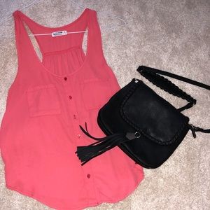 Garage pink tank top